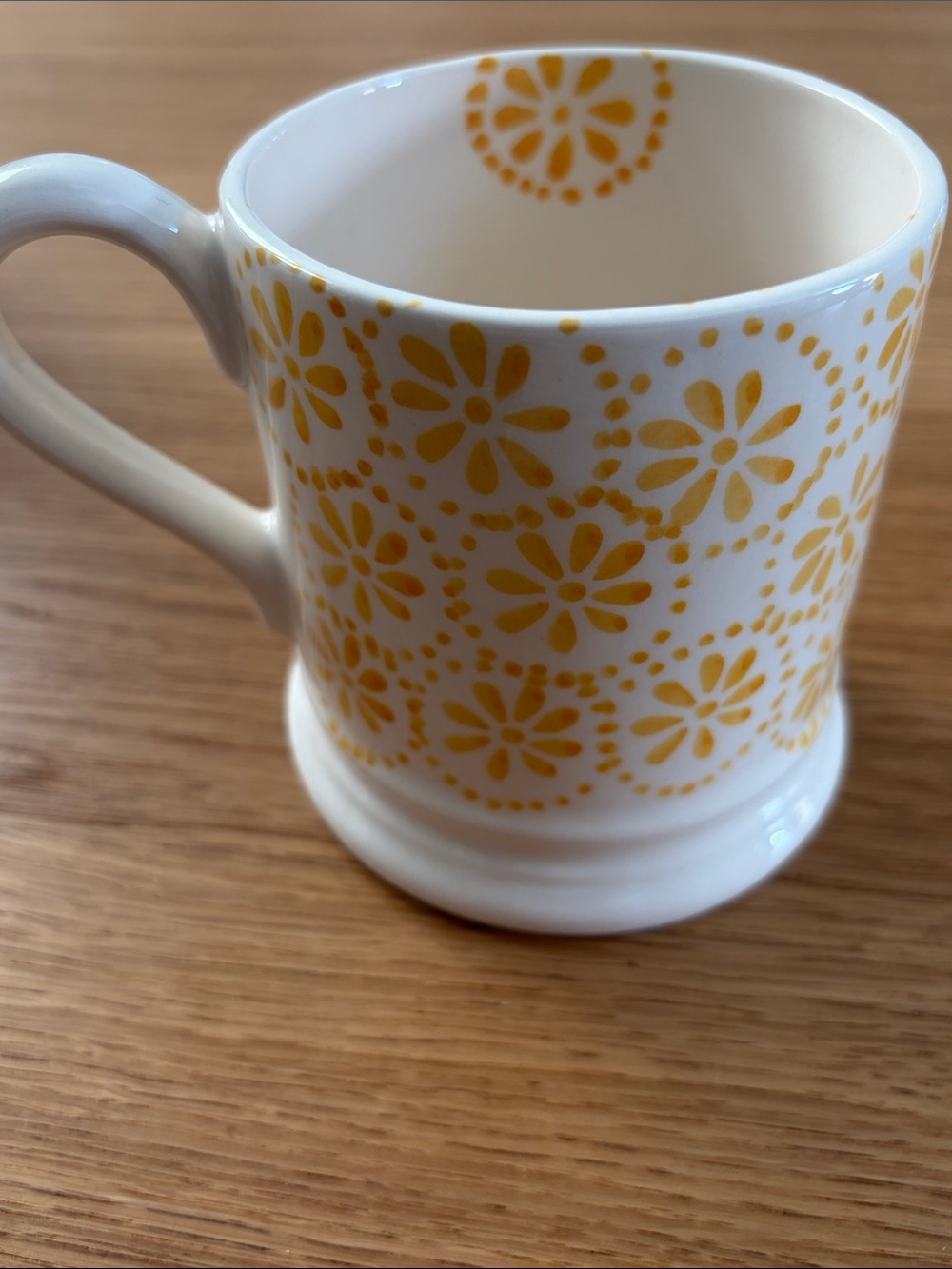Emma Bridgewater yellow daisy dot mug